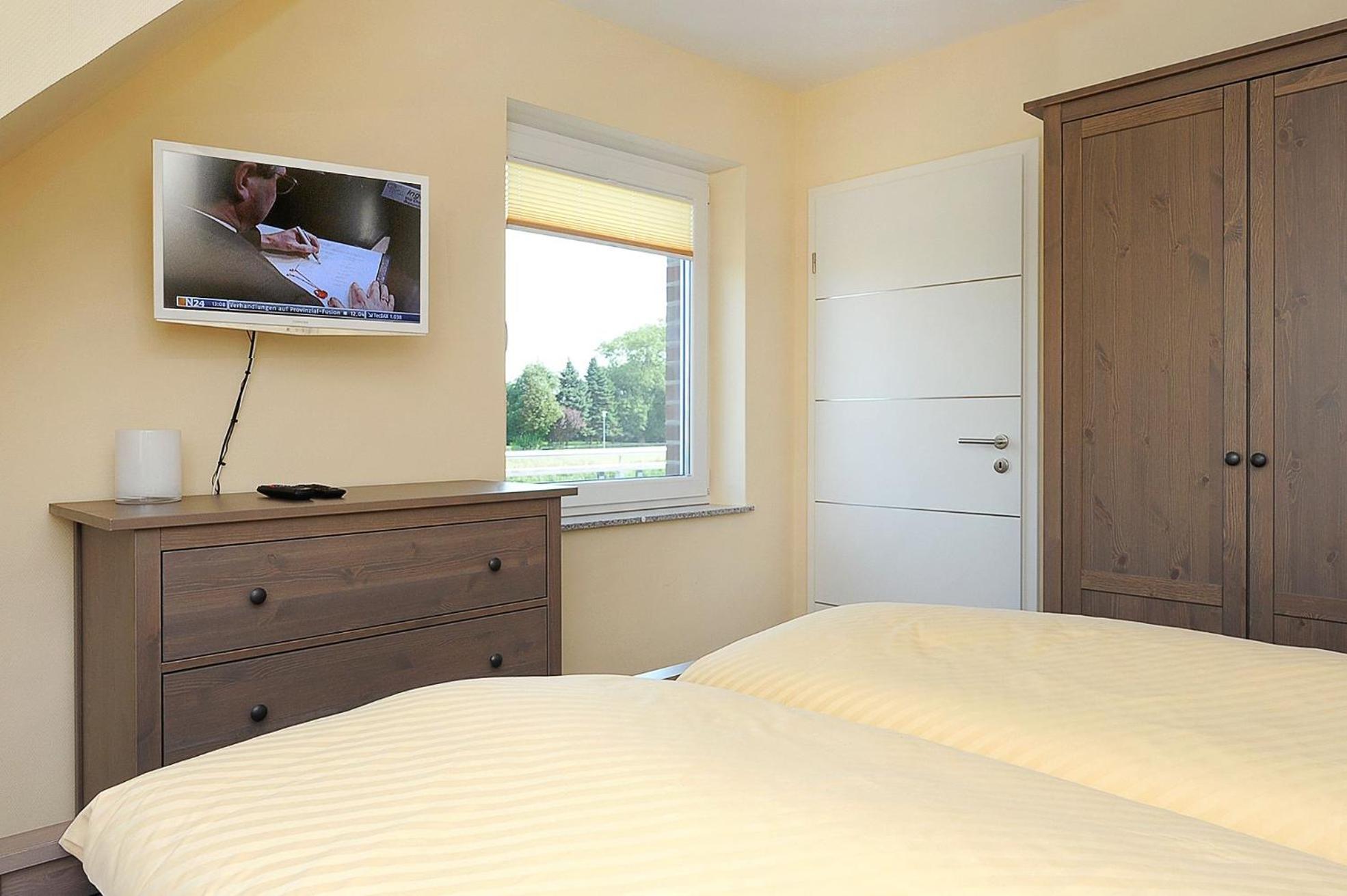 Besondere Aussicht - Ferienwohnung Deichblick ベンサージール エクステリア 写真