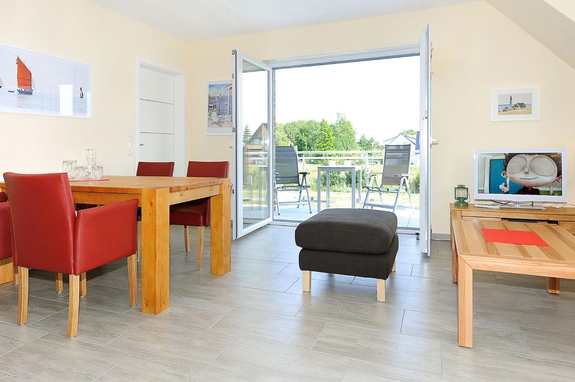 Besondere Aussicht - Ferienwohnung Deichblick ベンサージール エクステリア 写真